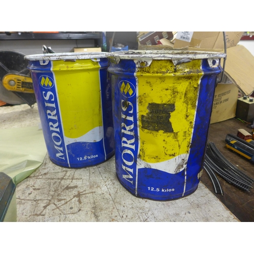 2087 - 2 x 25ltr tins of Morris motor grease
