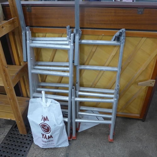 2109 - Collapsible aluminium ladders