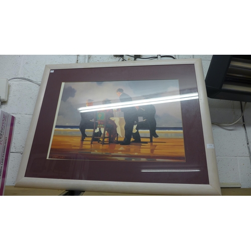 2158 - A framed 80 x 60cm Jack Vettriano print, framed