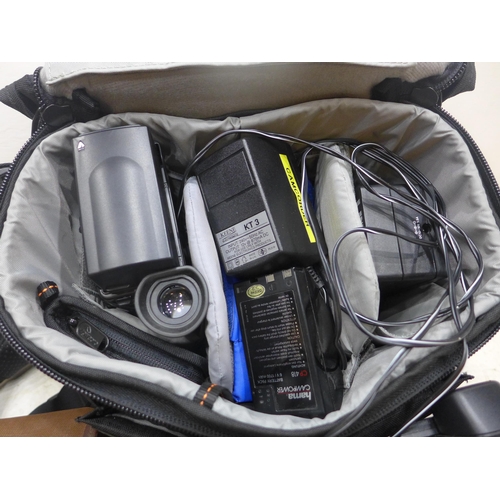 2175 - Box of photography equipment