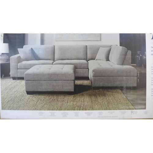 1391 - Thomasville Tisdale Sectional Fabric Sofa , Original RRP £1916.66 + vat (4143-9,901)  * This lot is ... 