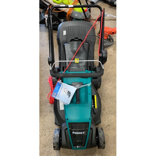 2295 - Ferrex electric lawnmower (never used)