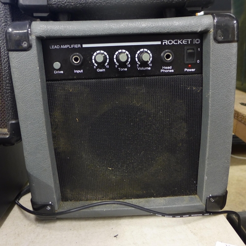2190 - 4 small practice/guitar amps