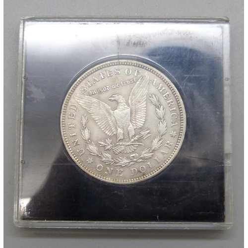 1073 - A 1921 United States silver Morgan one dollar coin