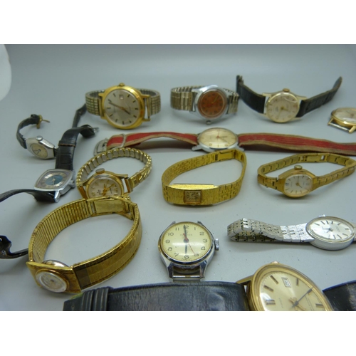 1089 - A collection of mechanical wristwatches including one Smiths Empire