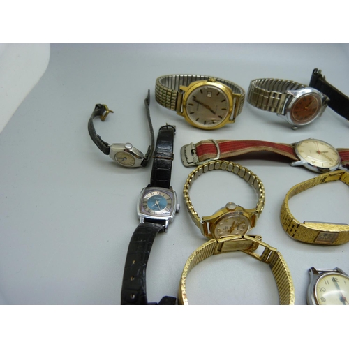 1089 - A collection of mechanical wristwatches including one Smiths Empire