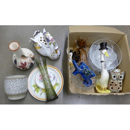 1131 - A collection of mixed glass and china **PLEASE NOTE THIS LOT IS NOT ELIGIBLE FOR POSTING AND PACKING... 