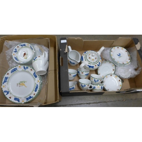 1132 - A collection of Wood & Sons, Jacks Farm pattern tableware **PLEASE NOTE THIS LOT IS NOT ELIGIBLE FOR... 