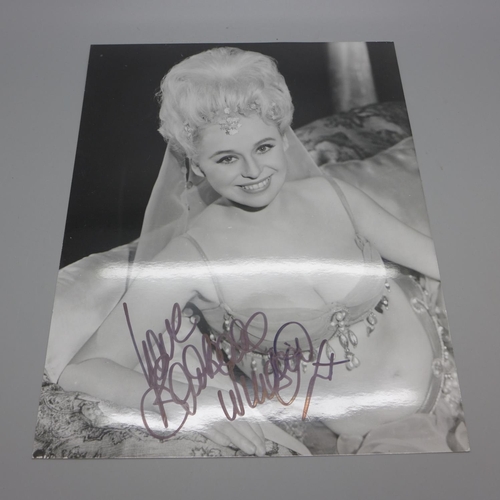 656 - A Barbara Windsor Carry On films signed photograph