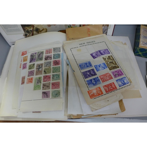 682 - Foreign and British stamps