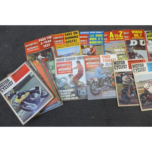 734 - A collection of Motorcycle, Scooter and Three-Wheeler Mechanics and Motor Cyclist Illustrated, datin... 