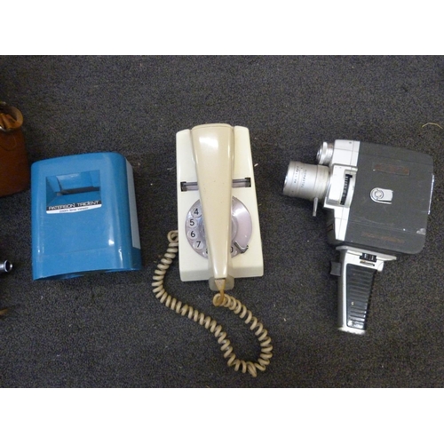 739 - Cine cameras, a slide viewer and a 'Trimphone'