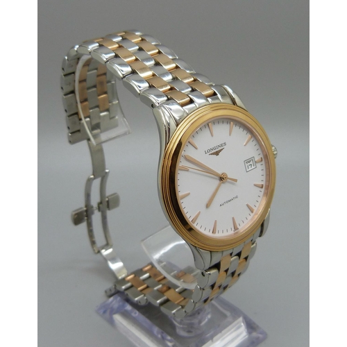 836 - A Longines wristwatch, boxed