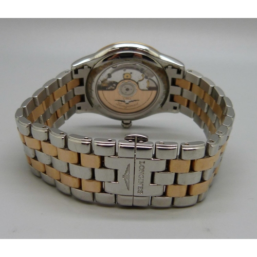 836 - A Longines wristwatch, boxed