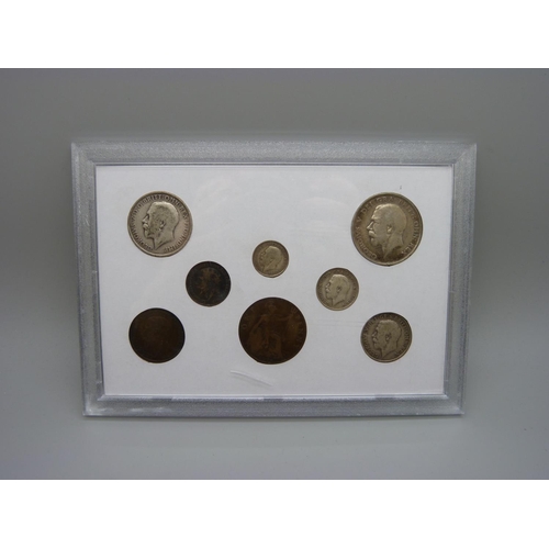 841 - A 1914-1918 The Great War coin collection including silver half crown and threepence