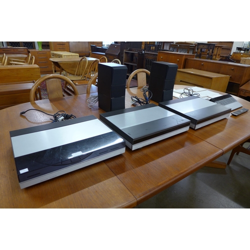 97 - A Bang & Olufsen Beomaster 5500, including meter control panel 5500, Beocord 5500, Beogram 5500, ic ... 