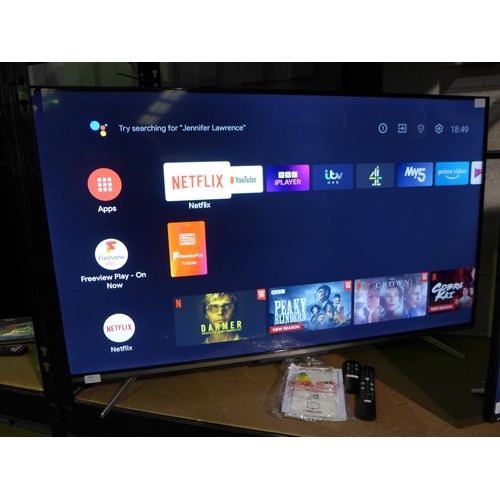 3010 - TCL 4K UHD TV With Two Remotes (model:- 55P720K), original RRP £439.99 + VAT (276-13) * This lot is ... 