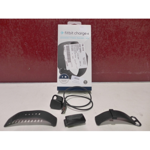 3066 - Fitbit Charge 4 Black Activity Band (265-15)   *This lot is subject to VAT