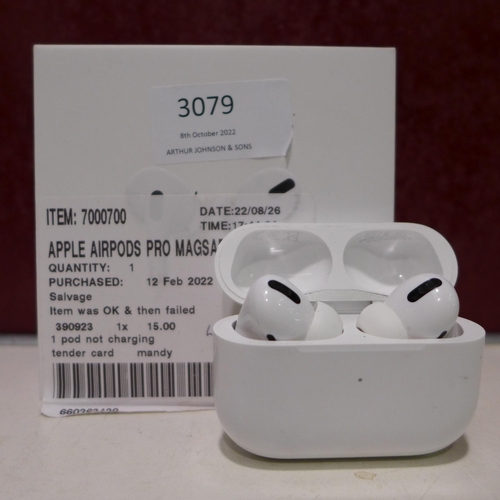 3079 - Apple Airpods Pro Magsafe, original RRP £164.99 + VAT (273-32) * This lot is subject to VAT