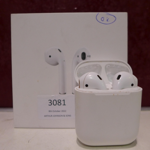 3081 - Apple Airpods, original RRP £119.99 + VAT (273-1) * This lot is subject to VAT