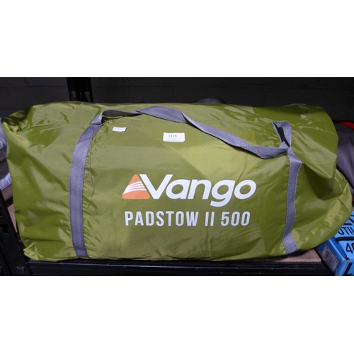 3118 - Vango Padstow 500 5 Person Tent, Original RRP £249.91 + VAT (265-248) *This lot is subject to VAT