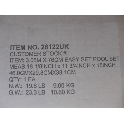 3120 - Easy Set 10FT Pool and H20Go! 10FT Family Pool  (265-243, 289) *This lot is subject to VAT