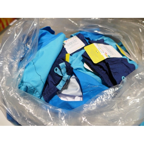 3128 - Boy's blue Saint Eve swim shorts, various sizes * this lot is subject to VAT