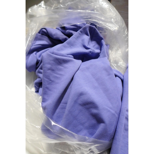 3160 - 4 Women's XL Hazy Blue cropped Puma hoodies * this lot is subject to VAT
