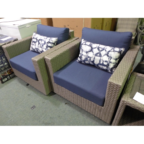 3214 - Atleisure Rafael Seating Set, comprising of: 2 Chairs & Side Table. original RRP £2249.99 + VAT (274... 