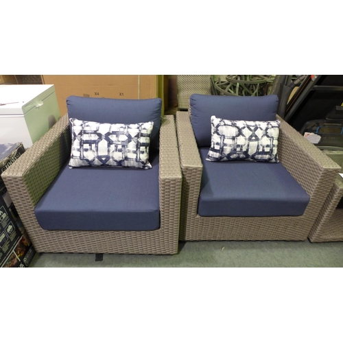 3214 - Atleisure Rafael Seating Set, comprising of: 2 Chairs & Side Table. original RRP £2249.99 + VAT (274... 