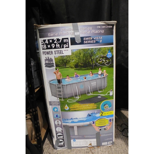 3243 - 18Ft Oval Frame Pool, Original RRP £549.99 + VAT (265-75)   *This lot is subject to VAT