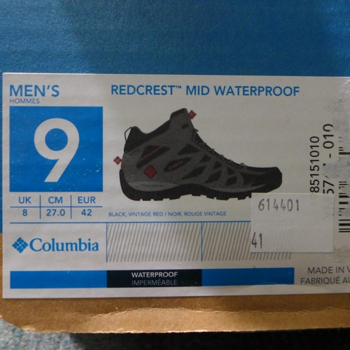 3255 - Pair of men's Columbia Redcrest waterproof walking boots, UK size 8 * this lot is subject to VAT