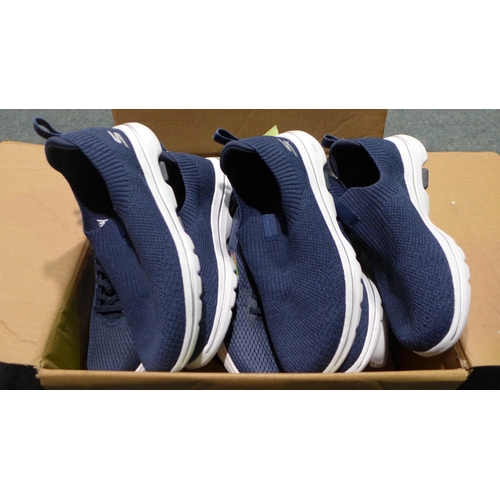 3259 - Box of Ladies Single/Odd sized Navy Skechers - all ex-display. This Lot is Subject to VAT