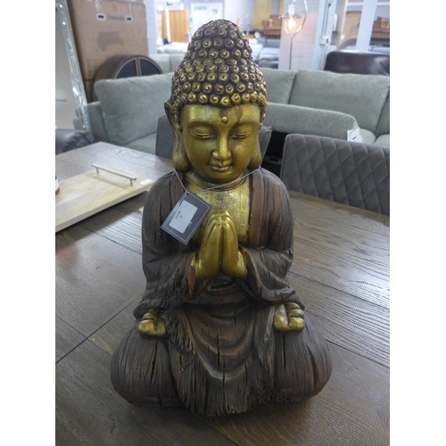 1346 - A meditating Buddha suitable for indoor or outdoor use, H 45cms (BU019422)   #