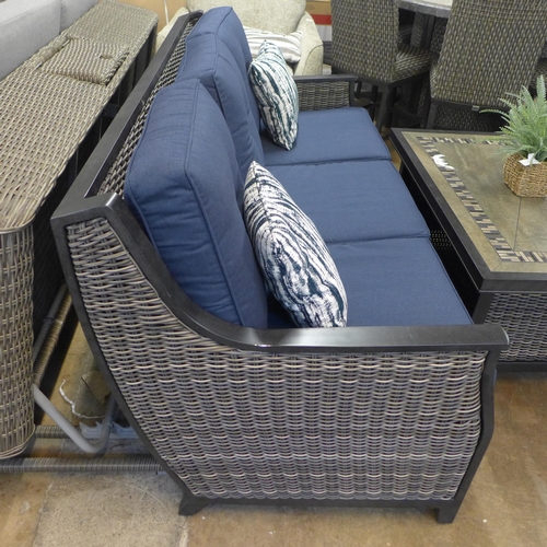 1423 - Agio Bridgeport Woven Deep Seating Set, original RRP £2041.65 + VAT (4146-3) * This lot is subject t... 