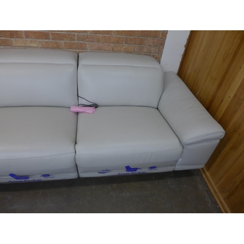 1471 - Rachel Two piece, two tone Leather Sofa (4142-3) * This lot is subject to vat
