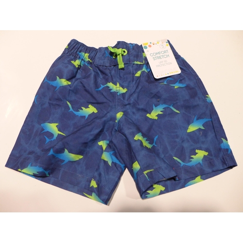 3131 - 2 Bags Of Boy's navy printed Saint Eve swim shorts, various sizes * this lot is subject to VAT