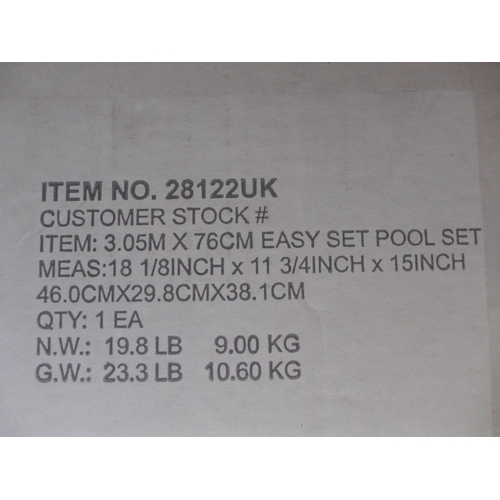 3133 - Easy Set 10FT Pool and H20Go! 10FT Family Pool  (265-243, 289) *This lot is subject to VAT