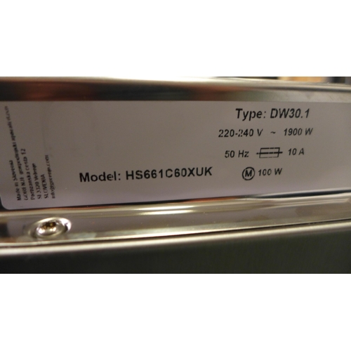 3193 - Hisense Stainless Steel Dishwasher  - Model: HS661C60XUK, Original RRP £449.99 + vat (271Z-15)  * Th... 