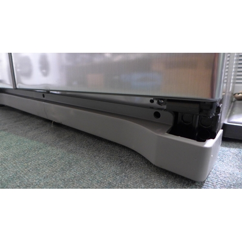 3270 - Samsung Silver Side By Side Fridge Freezer - model: RS50N3513S8/EU, (damaged/Dented Door)) Original ... 