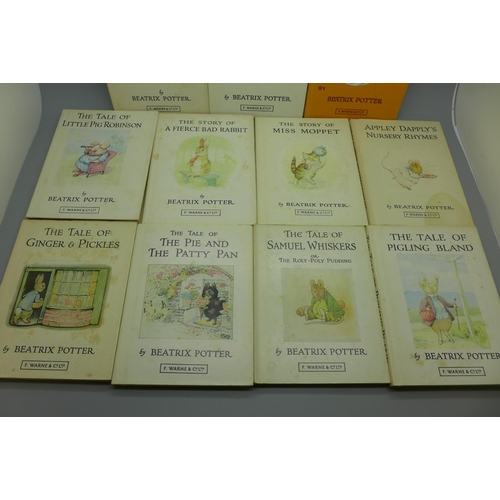 628 - Eleven Beatrix Potter Peter Rabbit books