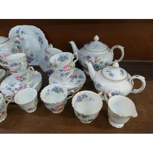 666 - Crown Staffordshire tea wares and and coffee wares **PLEASE NOTE THIS LOT IS NOT ELIGIBLE FOR POSTIN... 