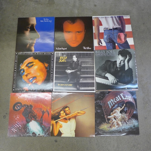 695 - Bryan Ferry, Roxy Music, Billy Joel, ELO, Chris Rea, Eagles and other LP records