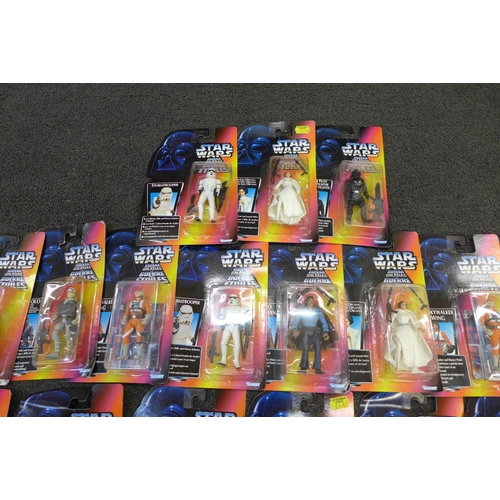 704 - Star Wars Kenner figures, French issue, sealed in packets, (25)