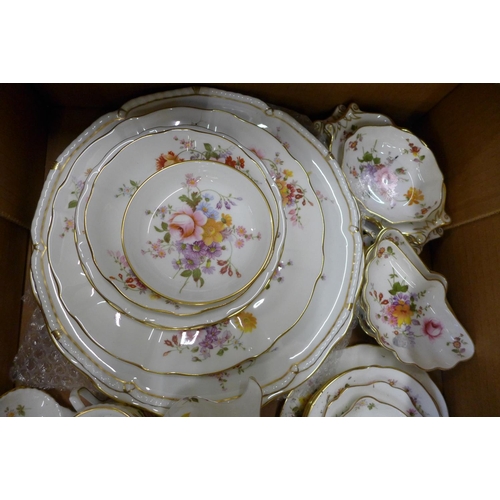 729 - A collection of Royal Crown Derby Posies including pin dishes, trinket dishes, dinner plates, sugar ... 