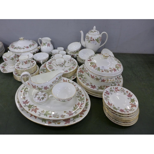 763 - A set of Wedgwood Ivy House, eight setting dinner set and an eight setting coffee set **PLEASE NOTE ... 