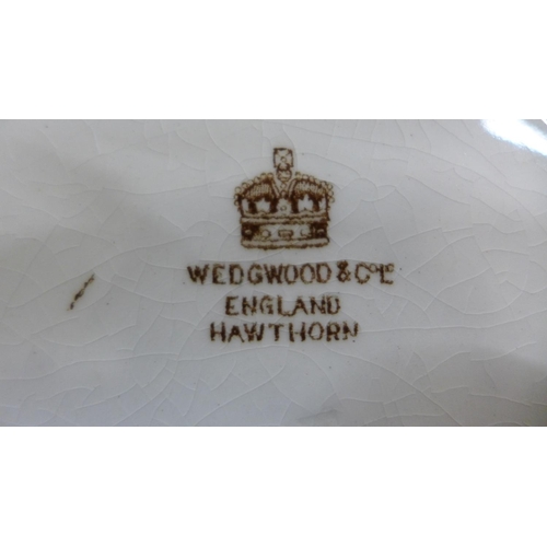 764 - A collection of Wedgwood Hawthorn dinnerware including two tureens **PLEASE NOTE THIS LOT IS NOT ELI... 