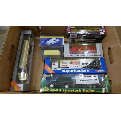 773 - A collection of die-cast model vehicles, some boxed, including Corgi