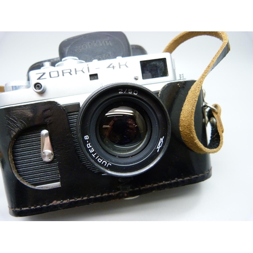 801 - A Zorki 4K camera in original case