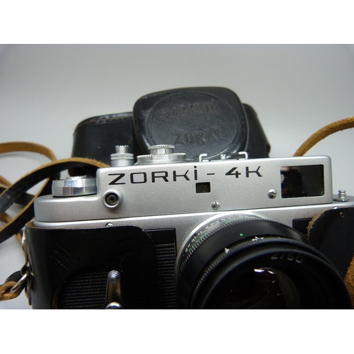 801 - A Zorki 4K camera in original case